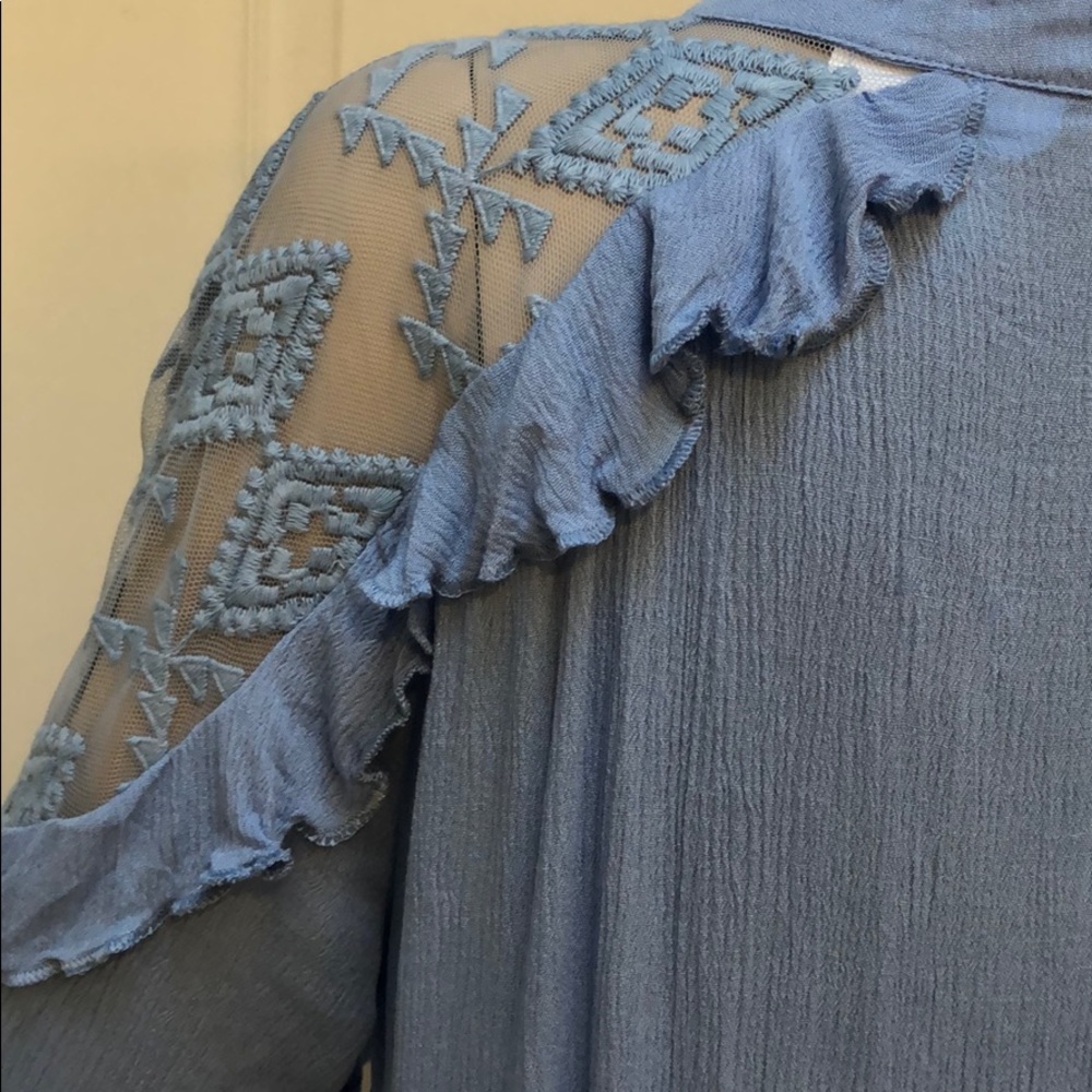 BLUE TUNIC TOP - Picture 8 of 8